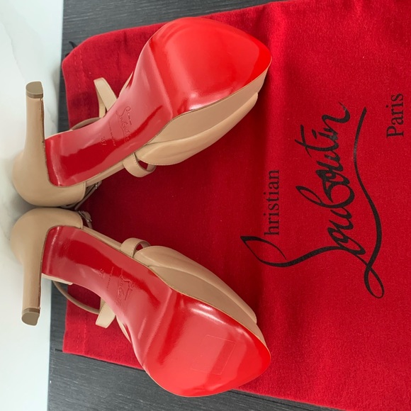 CHRISTIAN LOUBOUTIN CROSS ME HEELS (NEW) - Picture 7 of 12